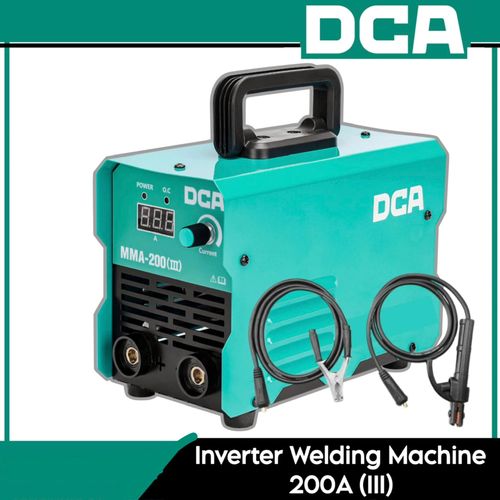 DCA Intelligent Arc Welding Machine (MMA200(I)
دي سي إيه ماكينة لحام القوس الكهربائي الذكية