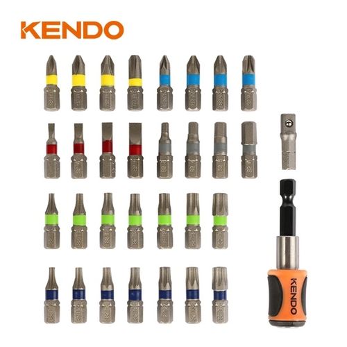 Kendoo 32 pcs bit set 
مجموعة رؤوس مفكات مكونة من 32 قطعة