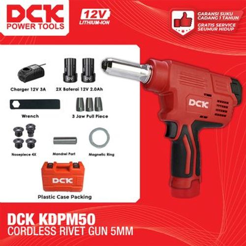 DCK Cordless Blind Riveting Gun 
مسدس تثبيت المسامير اللاسلكي للستائر