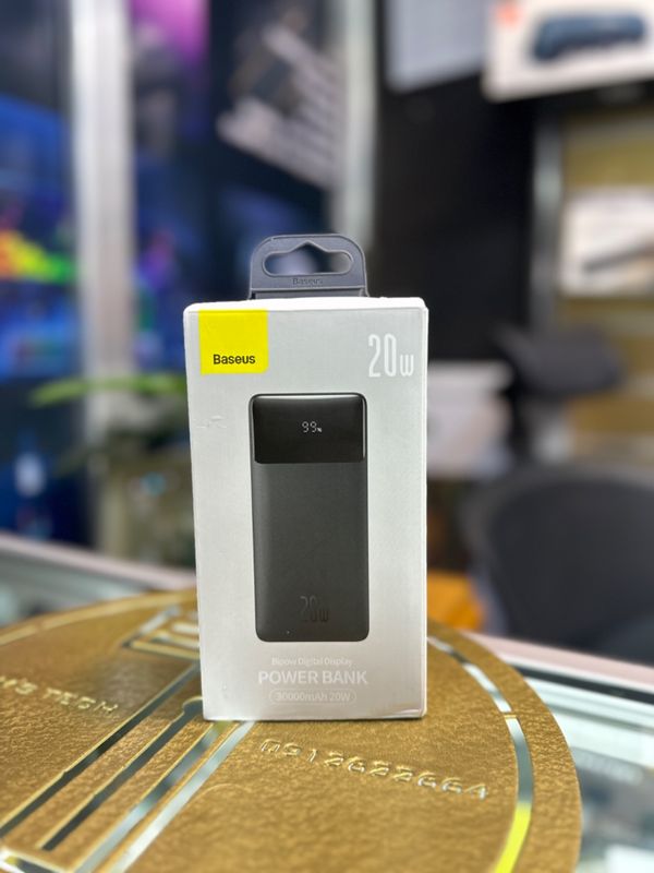 Baseus Bipow Digital Display 20W Power Bank - 30000mAh